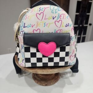 Betsy Johnson Mini Backpack in multiple Colors